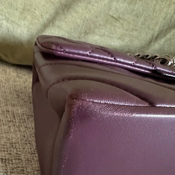 Kurt Geiger Plum Quilted Shoulder Bag - Picture 5 of 13